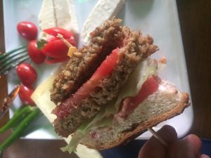 Vegetarian Meat Sandwich