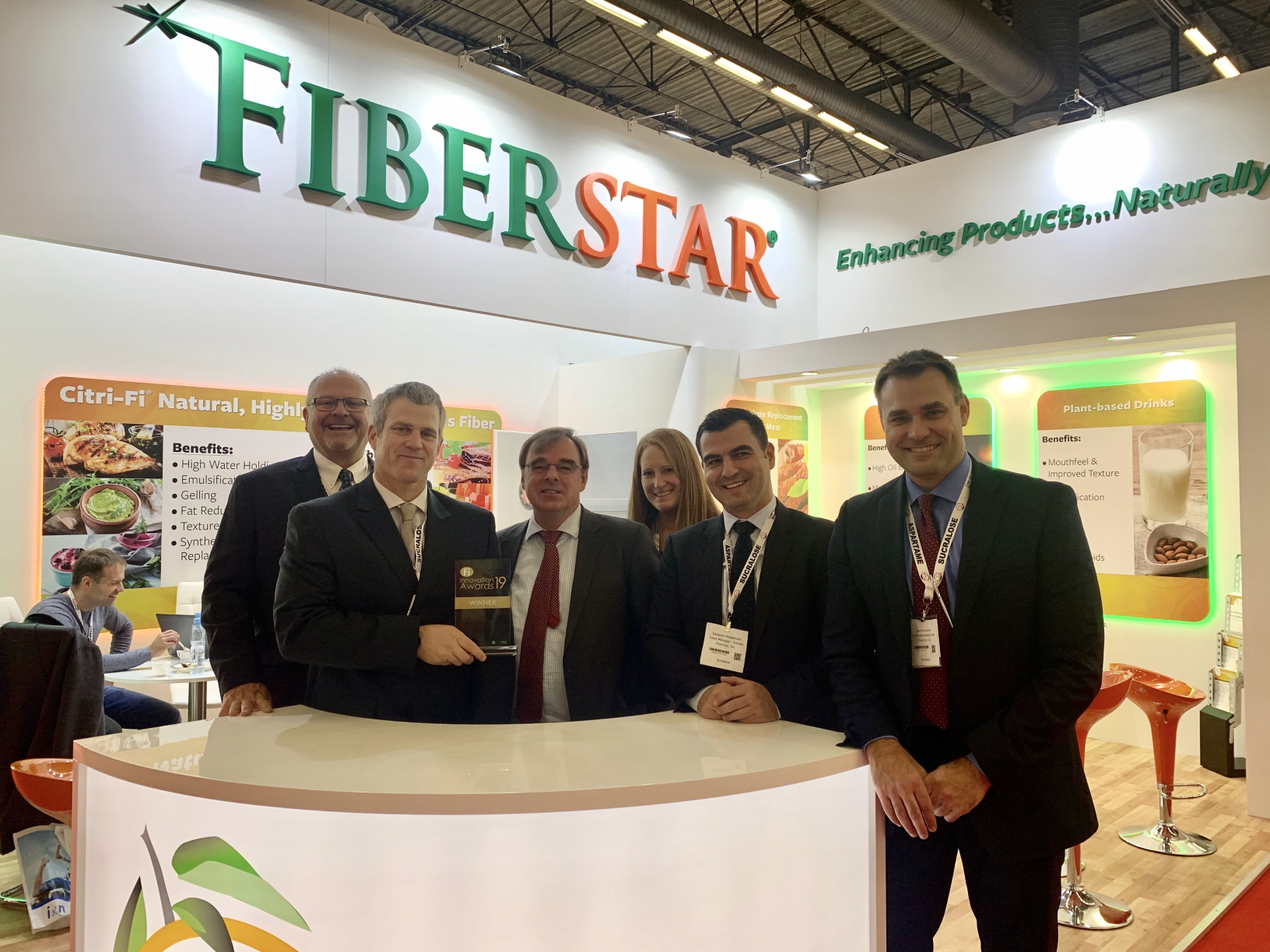 Fiberstar Wins Plant Based FiEurope Award 2019 with Citrus Fiber / Fibre