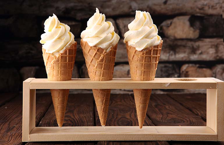 Frozen Foods: Ice Cream, Frozen Meals, Sorbets: Citri-Fi Citrus Fiber Binds Water, Freeze/thaw Stability and Reduces Ice Crystal Formation