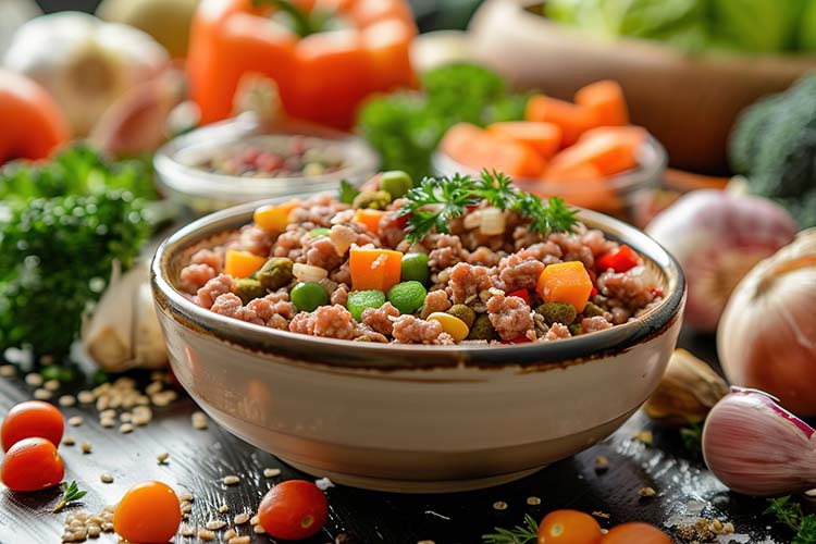 Minimal ingredient dog food